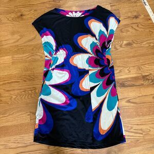 Funky People Retro Floral Dress‎ Size Small